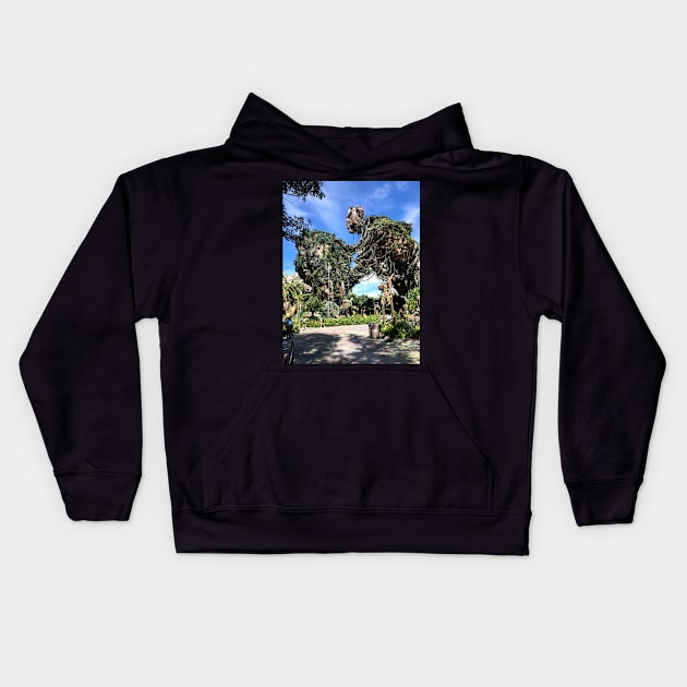 Floating Mountains Kids Hoodie by Wenby-Weaselbee